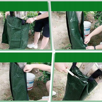Worek do nawadniania drzew 75L PVC długotrwałe nawadnianie drzew
