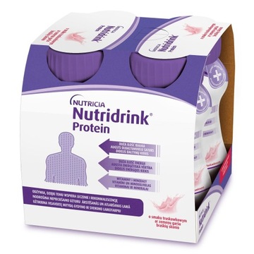 NUTRIDRINK PROTEIN Truskawka 4 x 125 ml