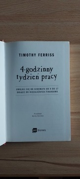 «4-часовая рабочая неделя», Тимоти Феррис