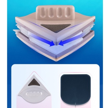 МАГНИТНАЯ ДВУХСТОРОННЯЯ ЖИДКОСТЬ ДЛЯ ЧИСТКИ ОКОН 3–8 ММ