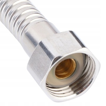 БЕСКРУЧНОЙ СТАЛЬНОЙ ДУШЕВОЙ ШЛАНГ 300 СМ ХРОМ