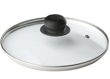 PRZYKRYWKA PRZYKRYWA SZKLANA ŻAROODPORNA GARNKÓW GARNEK PATELNIA GAŁKA 24cm