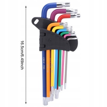 Шестигранные ключи TORX SECURITY 9 шт., комплекты