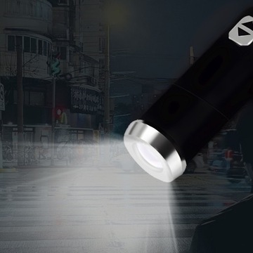 PARASOLKA AUTOMATYCZNA Z LATARKĄ LED PARASOL SKŁADANY PEŁEN AUTOMAT CZARNY