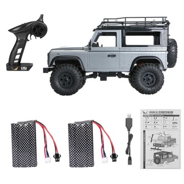 MN 99s 2.4G 1/12 4WD RTR Crawler RC Car 2 baterie
