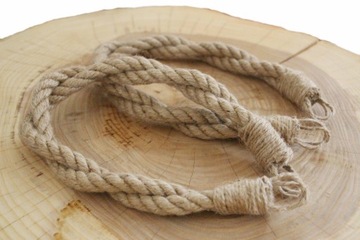 ФИТИНГ ДЛЯ ШТОР В СТИЛЕ БОХО, НАТУРАЛЬНАЯ ДЖУТОВАЯ ВЕРЕВКА