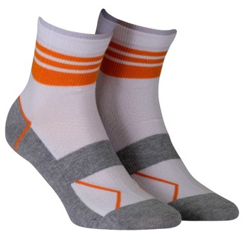 WOLA SKARPETY SPORTIVE AG+ JONY SREBRA W956 WHITE 45/47