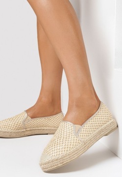 Beżowe Espadryle 39