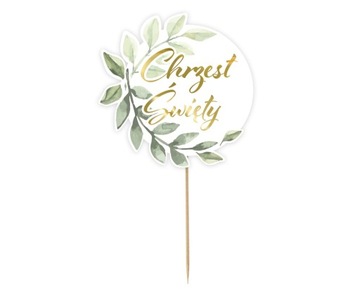 Topper na Tort CHRZEST ŚW. - 14 CM