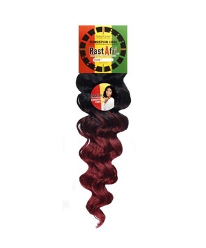 Rastafri Afroloki Syntetyczne Włosy Loki Do Wplotu Kingstone Curl 1/wiśnia