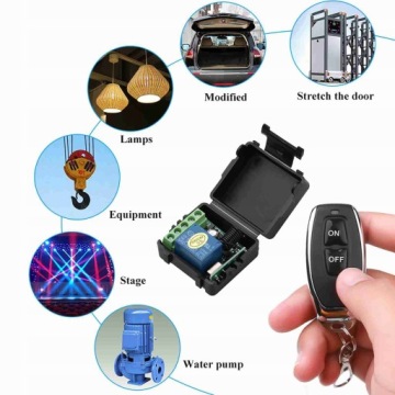 DC10V-14V 43300CMHZ РЕЛЕ 100М С ПУЛЬТОМ ДИСТАНЦИОННОГО УПРАВЛЕНИЯ