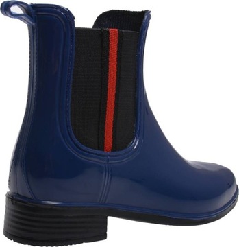 KALOSZE DAMSKIE SZTYBLETY LAMPAS LAK granat red 36