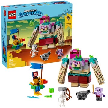 LEGO Klocki Minecraft Decydujące starcie z Dewastatorem Maincraft Legends