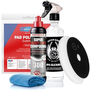 Pasta Polerska Menzerna SHCC 300 Pad Polerski Twardy Ipa Cleaner Mikrofibra