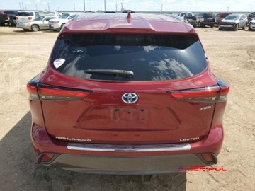 Toyota Highlander III 2020 Toyota Highlander 2020 r., 2,5 L 4x4 SE 2.5 Hybryda 243KM, zdjęcie 5