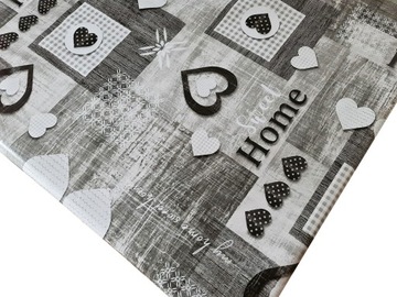 OBRUS CERATA NA STÓŁ SZARA 160X140 HOME SERCA