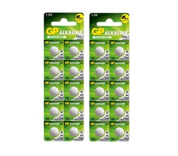 20x Bateria GP alkaliczna zegarkowa AG12 LR43 1,5V