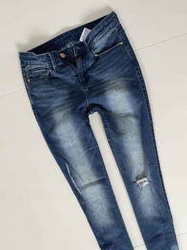 VILA dzinsy SPODNIE JEANS RURKI 36 s