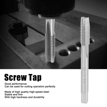 10 шт. Метчик прямой из быстрорежущей стали.