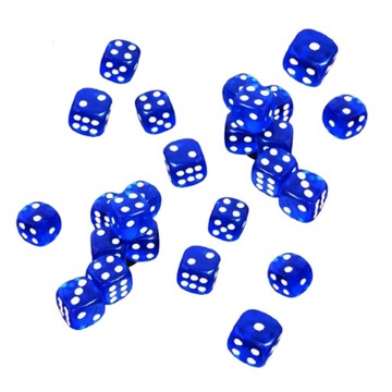 КОСТИ D6 1,8 СМ RPG ГЛУБОКИЕ ШЕСТИГРАННЫЕ КОСТИ