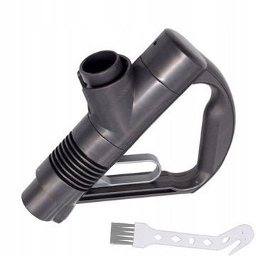 Ручка пылесоса с щеточкой для чистки Dyson — серая