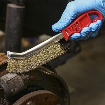 ЛАТУННАЯ ПРОВОЛОЧНАЯ ЩЕТКА ДЛЯ ЧИСТКИ ДИСКОВ