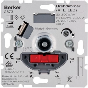 Berker Ściemniacz obrotowy do LED 3-100W 2873