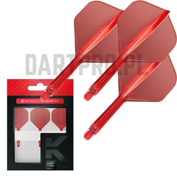 SHAFTY PIÓRKA SYSTEM TARGET K-FLEX NO2 CZERWONE INTERMEDIATE