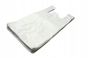 Reklamówki foliowe 25x45 cm 200 sztuk siatki; ZRYWKI GRUBE do 5 kg HDPE