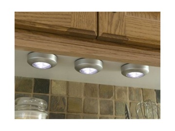 LAMPKA DOTYKOWA BEZPRZEWODOWA SAMOPRZYLEPNA STICK TOUCH 3 LED DO SZAFY