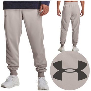 MĘSKIE SPODNIE SPORTOWE DRESOWE UNDER ARMOUR FLEECE TRENINGOWE WYGODNE