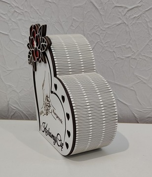 Lampka statuetka serce ręce dłonie mamy taty dzieci imienna róża dzień mamy