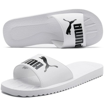 Puma białe buty klapki basenowe klasyczne Purecat 360262 17 48,5
