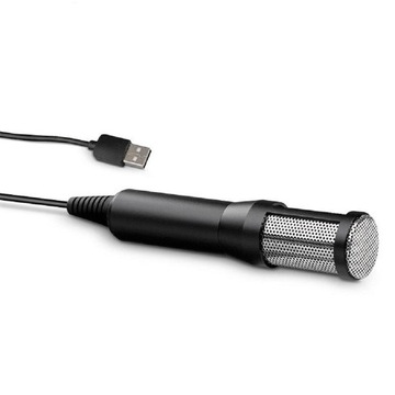 Записывающий конденсаторный микрофон Plug and Play 3,5-мм микрофон для ПК для радиовещания и радиовещания