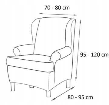 Гибкая крышка для стула USZAK 80/90/120