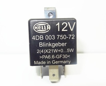 РЕЛЕ ПОВОРОТНИКОВ HELLA 4DB 003 750-721 