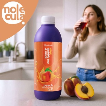 ЧАЙНЫЙ НАБОР BUBBLE - Шарики СТРАСТЬЯ фруктовые 0,8кг + сироп ПЕРСИКОВЫЙ 0,5л