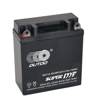 Akumulator Outdo 6N11A-BS 6V 11A GEL