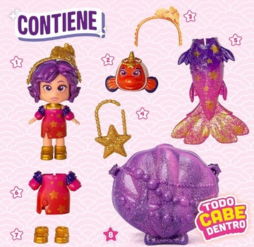 КУКИЛУС РУСАЛКА - ЗВЕЗДА - КУКЛА РУСАЛКА С СУМОЧКОЙ