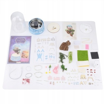 DIY domek dla lalek miniaturowy model domku dla