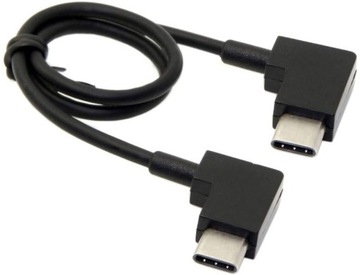 Kabel kątowy USB-C Typ C do USB-C Typ C 0,3M