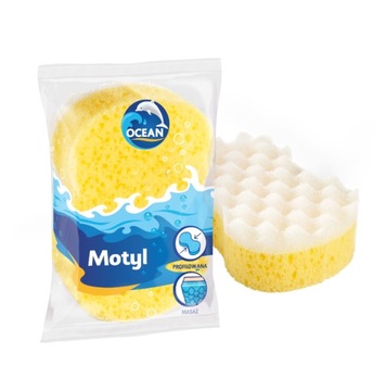 GĄBKA DO KĄPIELI I MASAŻU MOTYL