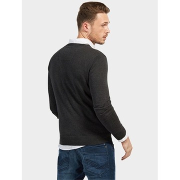 #Sweter męski TOM TAILOR Basic Crewneck 3XL