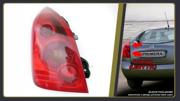 Nissan Primera P12 hatchback lampa tył tylna LEWA europa!