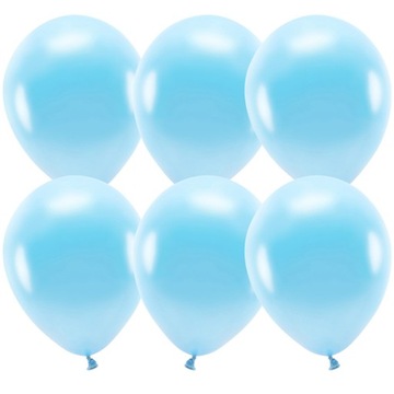 Balony błękitne metalizowane niebieskie 5cali 40x