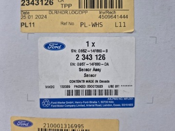 FORD ANTÉNA SENZOR AUTOMAT OTEVÍRÁNÍ KUFRU OEM GB5T14F680DA