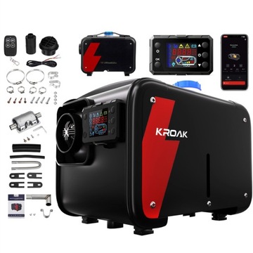 OGRZEWANIE POSTOJOWE 8KW 12/24V NAGRZEWNICA DIESEL WEBASTO BLUETOOTH LCD