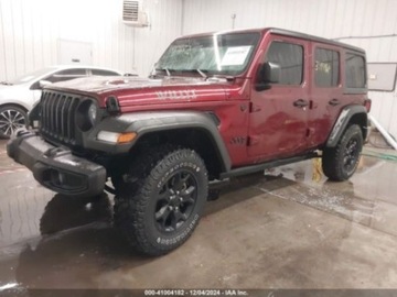 Jeep 2021 Jeep Wrangler 2021r., Unlimited Willys, od ubezpieczalni 2.0 Benzyna 270KM, zdjęcie 2