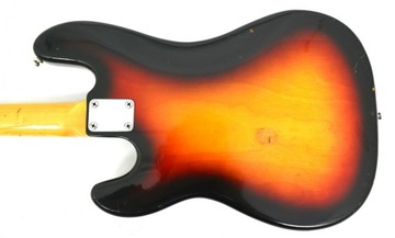 Винтажная японская бас-гитара Antoria Bass Sunburst MIJ