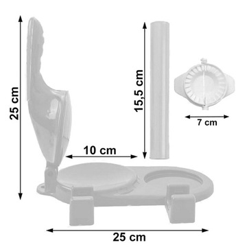 MASZYNKA Forma FOREMKA do Lepienia PIEROGÓW Pierogi 2w1 PIEROGARKA 3295